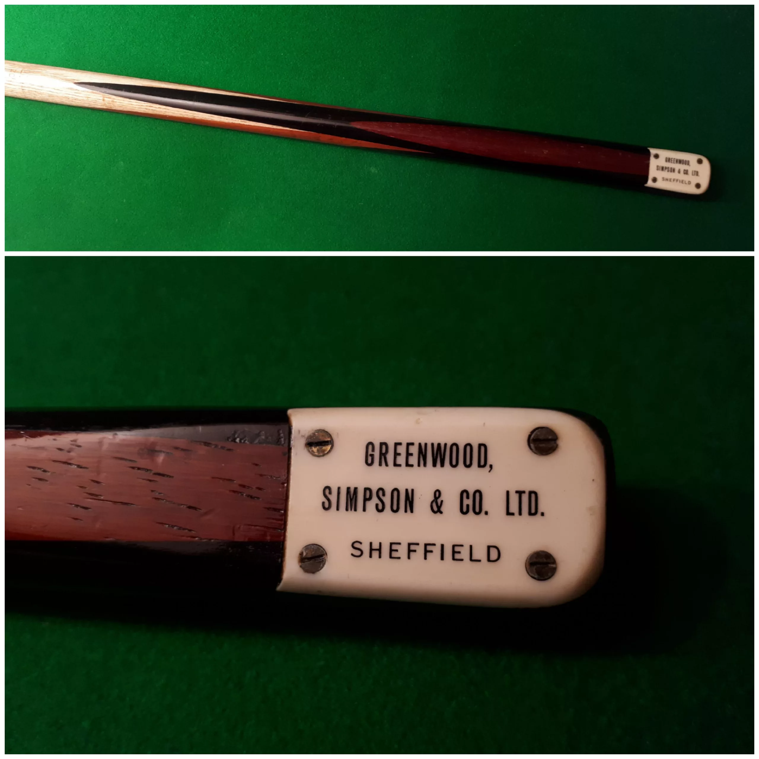 Greenwood Simpson and Co cue
