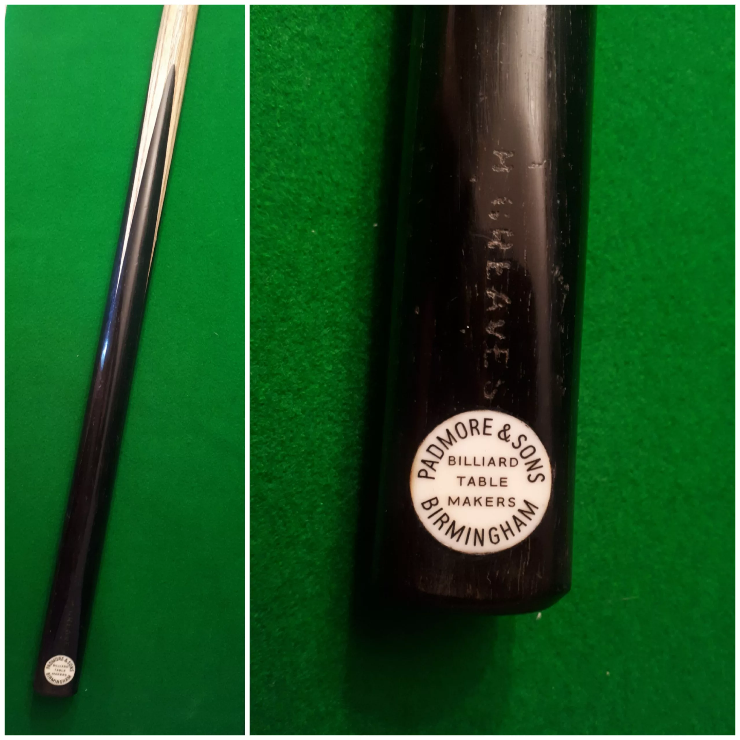 Padmore and Sons cue