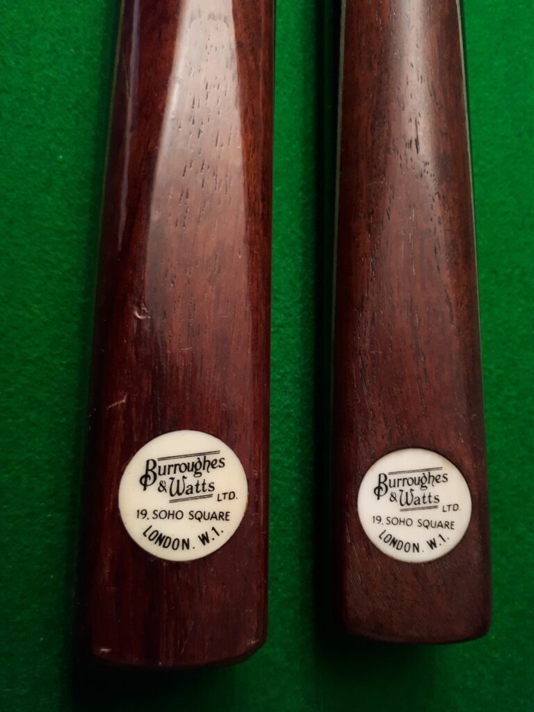 Burroughes and Watts Norfolk cue