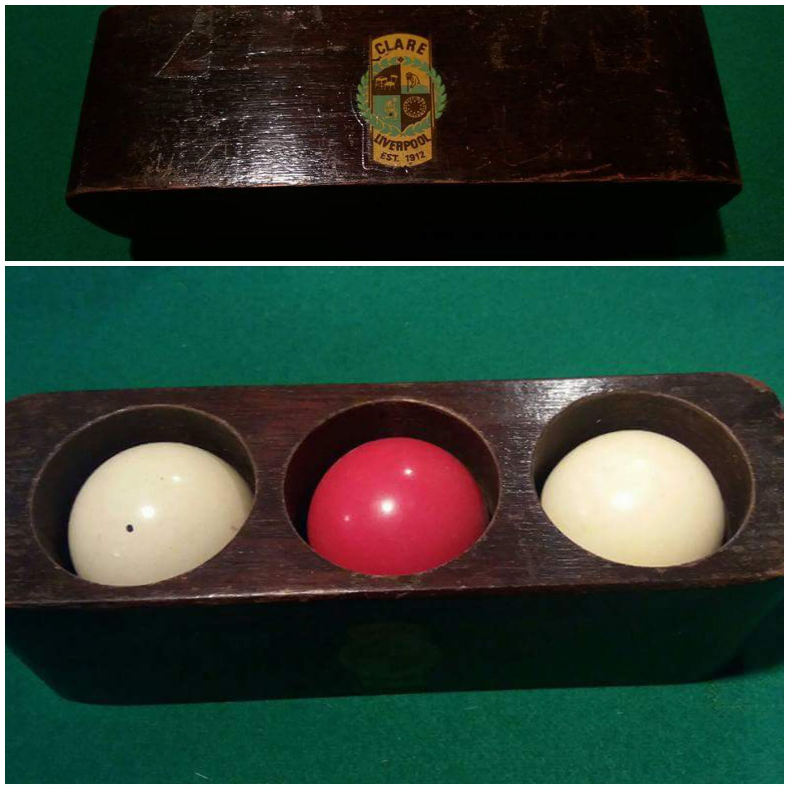 Clare Crystalate Billiard Balls